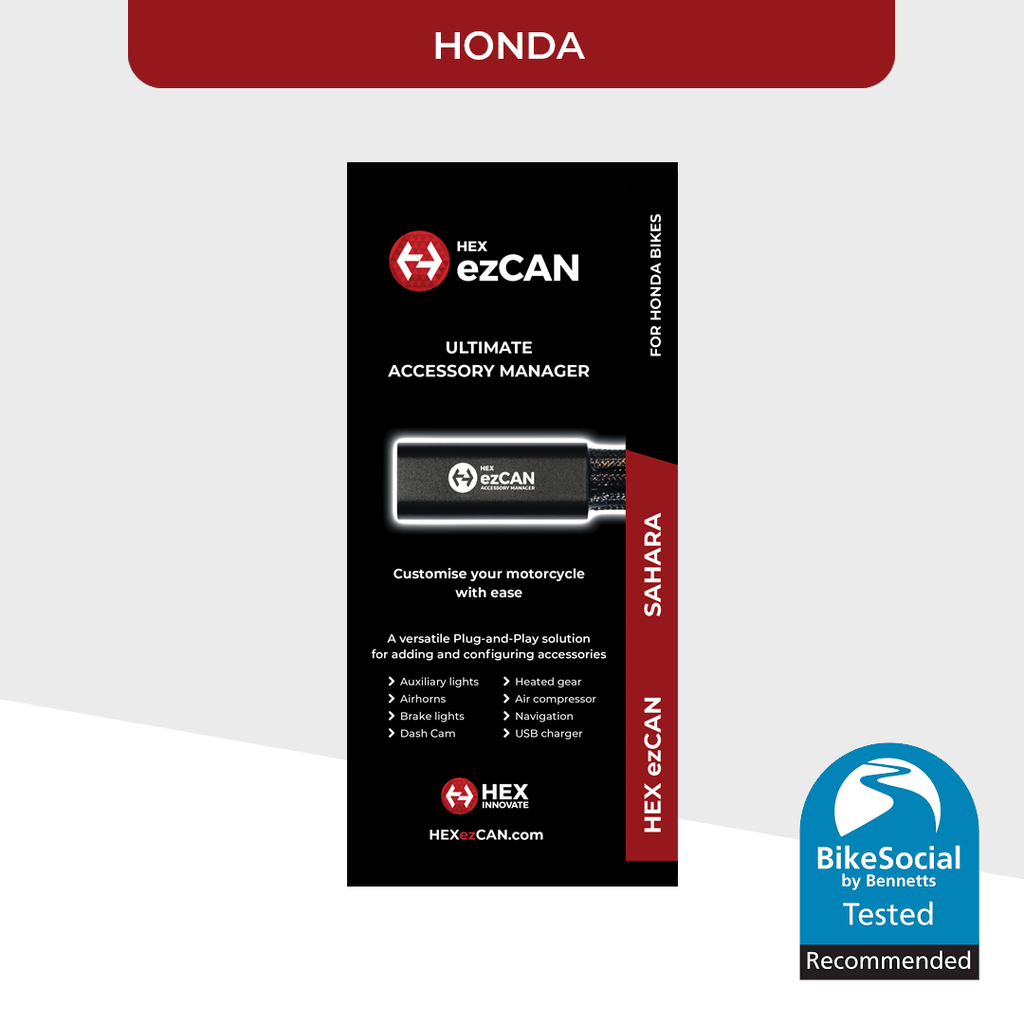 HEX ezCAN Sahara for Honda Bikes